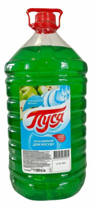 ПУСЯ Засіб для миття посуду Яблуко 5000 мл